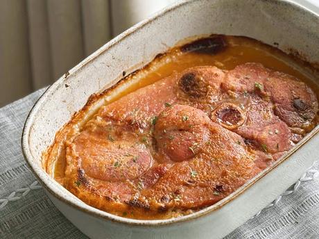 Old Fashioned Baked Ham Steak