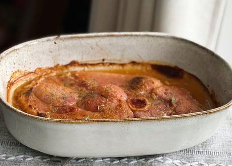 Old Fashioned Baked Ham Steak