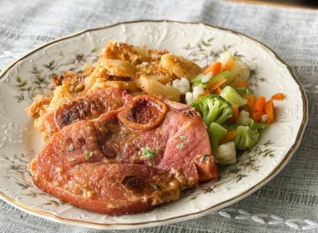 Old Fashioned Baked Ham Steak