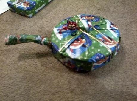 Gift Wrapped Frying pan