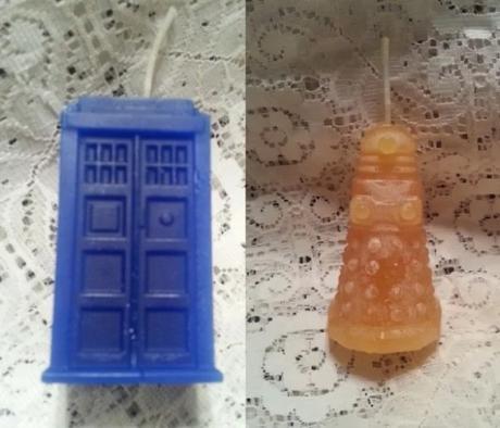 Doctor Who and Dalek Candles