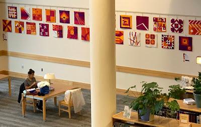 NOT YOUR GRANDMA’S QUILT, Exhibit at the Eugene Public Library, Guest Post by Caroline Hatton