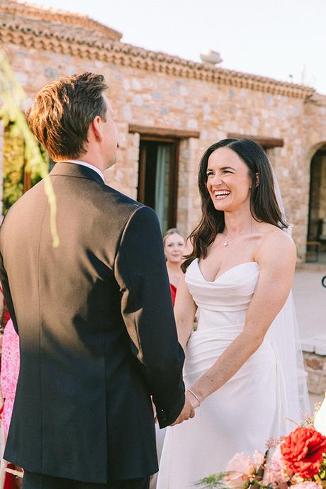 Fall wedding with romantic shades of red and pink | Georgia & Thomas