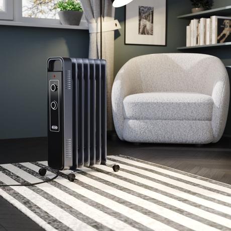 ECOSO Luan black electric portable oil filled radiator