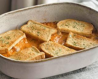 Tomato Soup & Bacon, Grilled Cheese Casserole