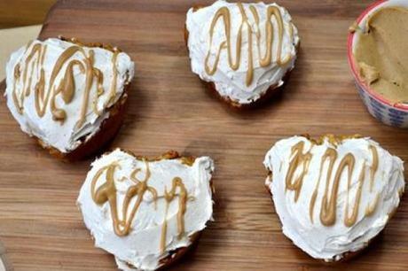 Mini Heart Cake Homemade Dog Treats