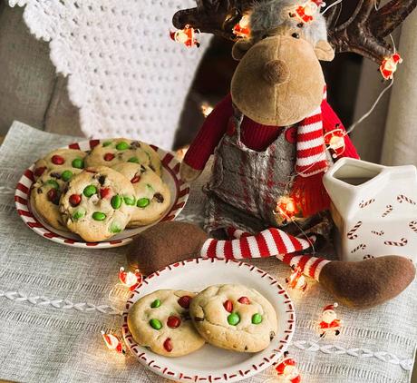 Christmas M & M Cookies