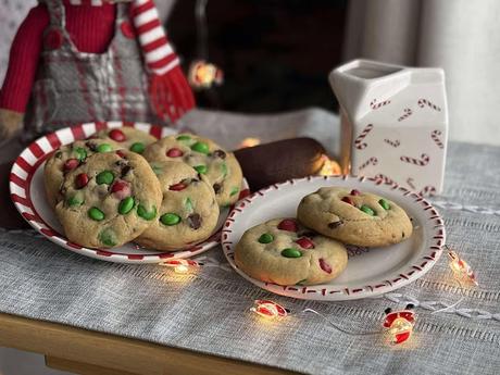 Christmas M & M Cookies