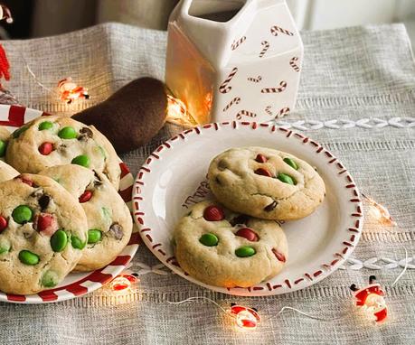 Christmas M & M Cookies