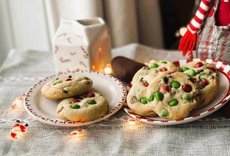 Christmas M & M Cookies