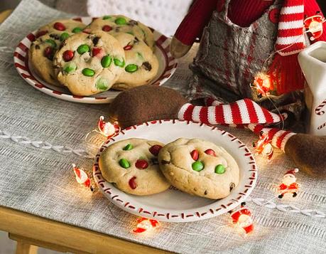 Christmas M & M Cookies