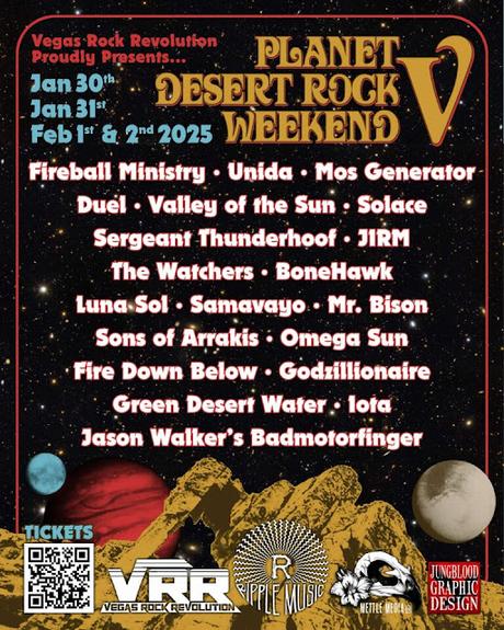 Heavy rock festival PLANET DESERT ROCK WEEKEND shares full lineup for winter 2025 edition in Las Vegas; tickets available now!