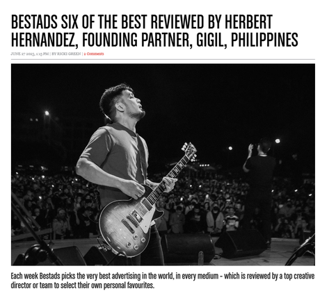 Latest News Of Herbert Hernandez – GiGiL Ad Agency Owner in Philippines Herbert Hernandez, GIGIL Co-Founder | Philippines creative shop Gigil | Denise Tee | GiGiL Ad Agency Owner