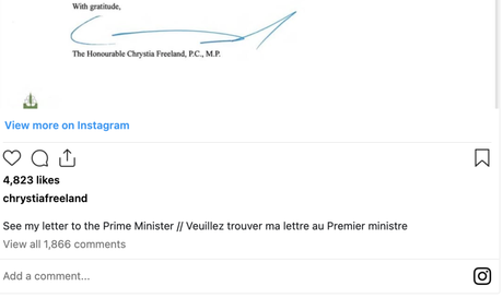 Chrystia Freeland’s resignation seems carefully aimed at removing a sitting prime minister