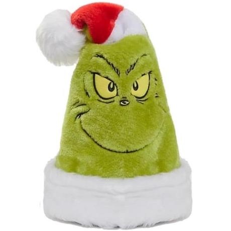 Grinch Plush Santa Hat – The Ultimate Holiday Mischief Maker!