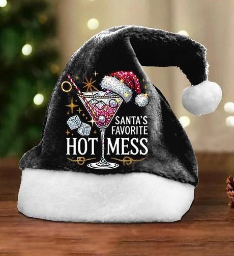 Santa's Favourite Hot Mess Hat – Holiday Fun with a Twist!