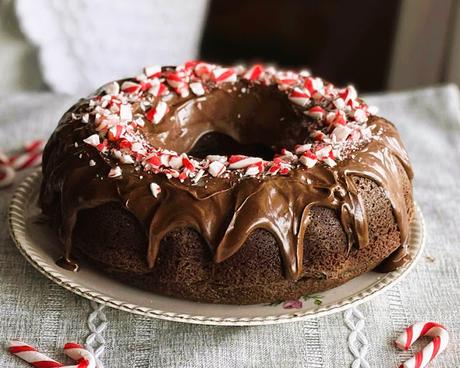 Chocolate Peppermint Bundt Cake