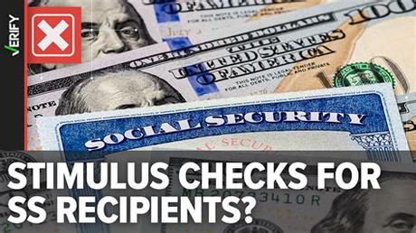 Is There Going To Be Another Stimulus Check For Social Security Recipients