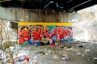 Friday fotos: Graffiti in Winter, Jersey City, 2008