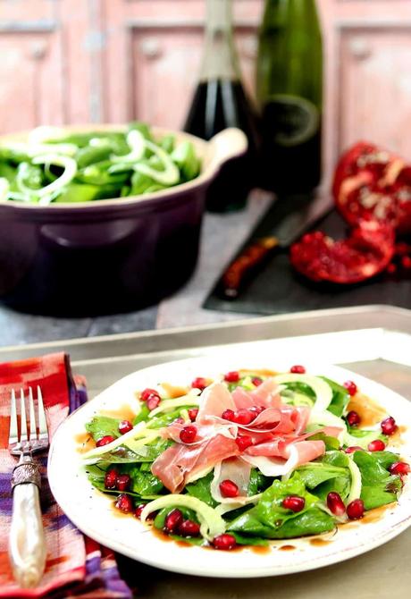 Spinach, Fennel, and Prosciutto Salad