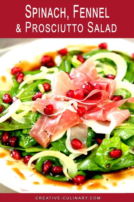 Spinach, Fennel, and Prosciutto Salad