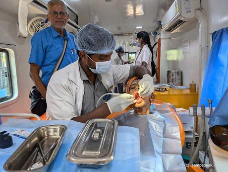 Dental camp at Athur Veda Patashala