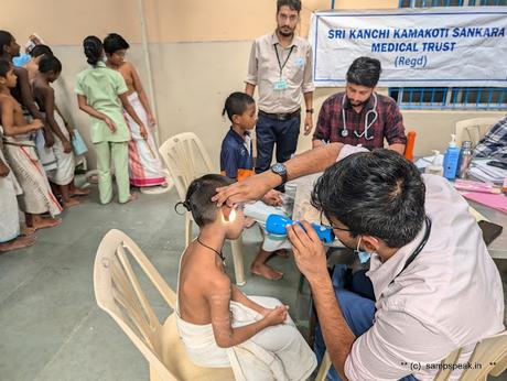 Dental camp at Athur Veda Patashala