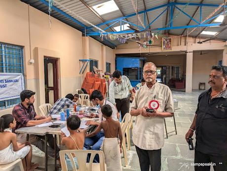 Dental camp at Athur Veda Patashala