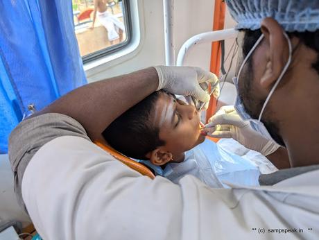 Dental camp at Athur Veda Patashala
