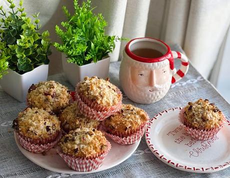 Cranberry Eggnog Muffins