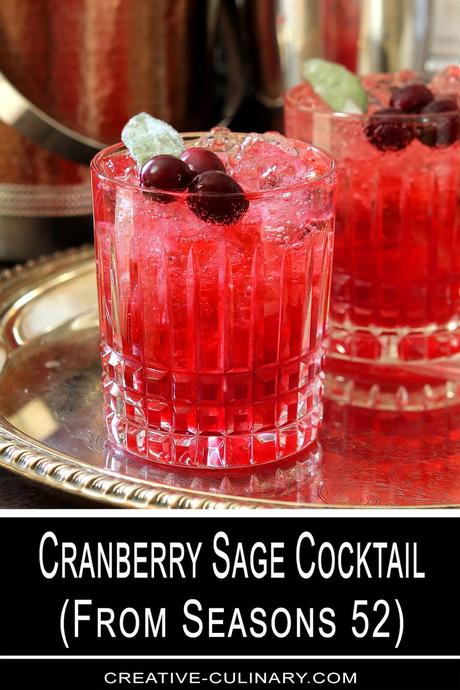 Cranberry Sage Cocktail