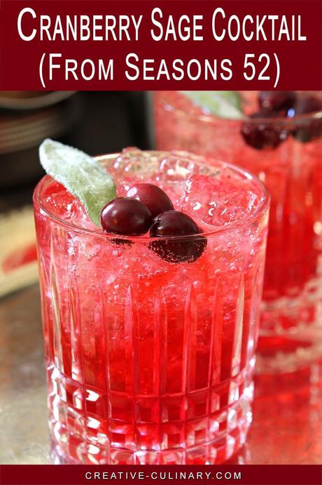 Cranberry Sage Cocktail