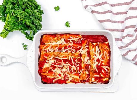 Vegetarian Lasagna Roll Ups