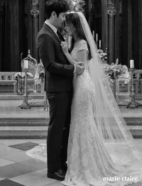 Kim So Yeon Lee Sang Woo Kim So Yeon Lee Sang Woo Wedding, Kim So Yeon Lee Sang Woo Marie Claire