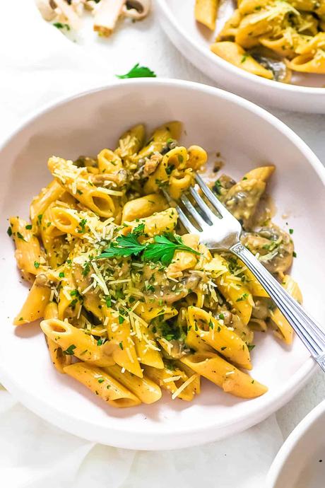 Vegan Mushroom Pasta