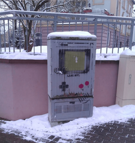 Gameboy Inspired Street Art