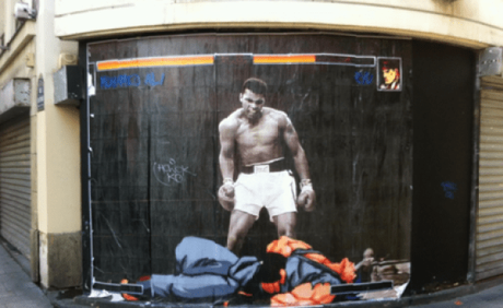 Street Fighter Inspired Street Art