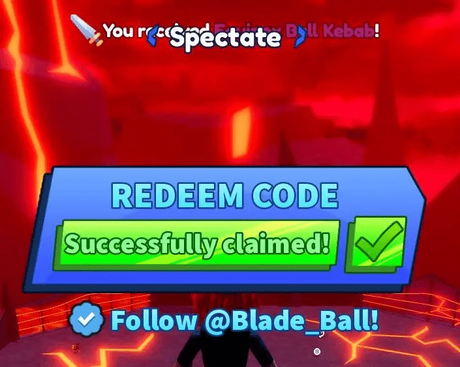 How to redeem Blade Ball