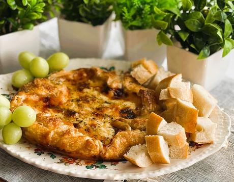 Puff Pastry Honey, Cheese and Herb Bake