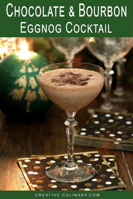 Chocolate Eggnog with Bourbon