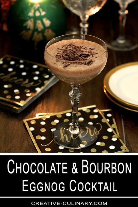 Chocolate Eggnog with Bourbon