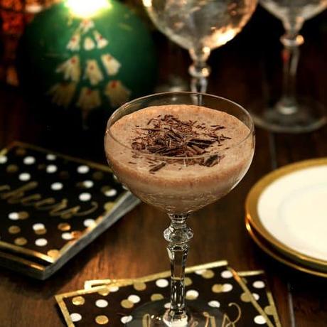 Chocolate Eggnog with Bourbon