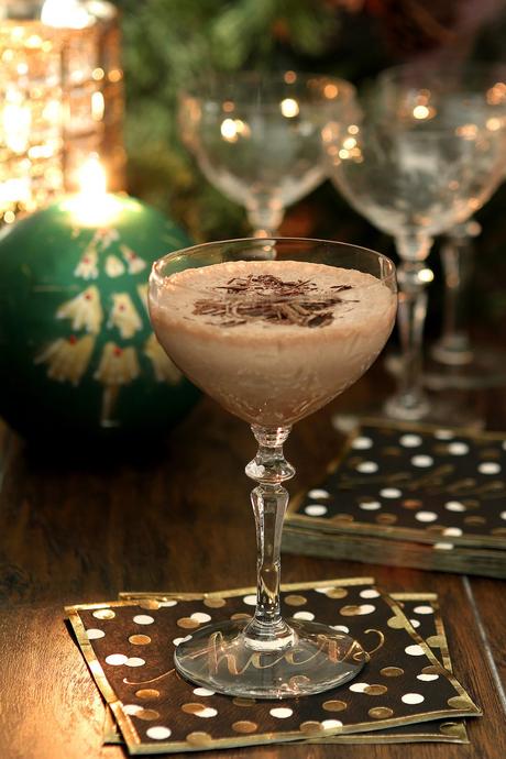 Chocolate Eggnog with Bourbon