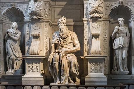 Moses; Michelangelo, San Pietro, Vincoli, Rome, Italy – 1515