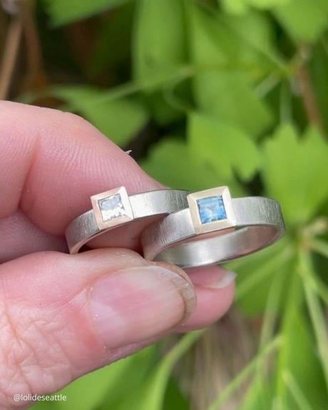 The Heart of an Ethical Promise: More Than Just a Ring ethical engagement rings two silver rings in modern style lolideseattle