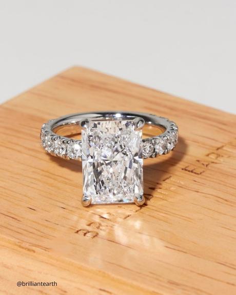 The Heart of an Ethical Promise: More Than Just a Ring ethical engagement rings pave band silver ring with big solitaire center stone