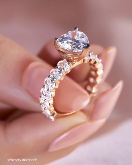 The Heart of an Ethical Promise: More Than Just a Ring ethical engagement rings pave band cushion cut center stone alexander.sparks pave band ring with hearth shaped center stone