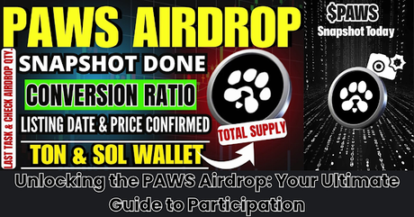 PAWS Airdrop Snapshot Done