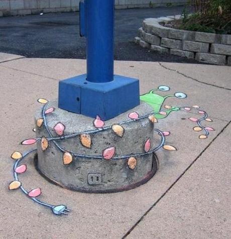 David Zinn - Sluggo and Friends Street Art