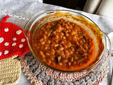 Sweet Pineapple Baked Beans